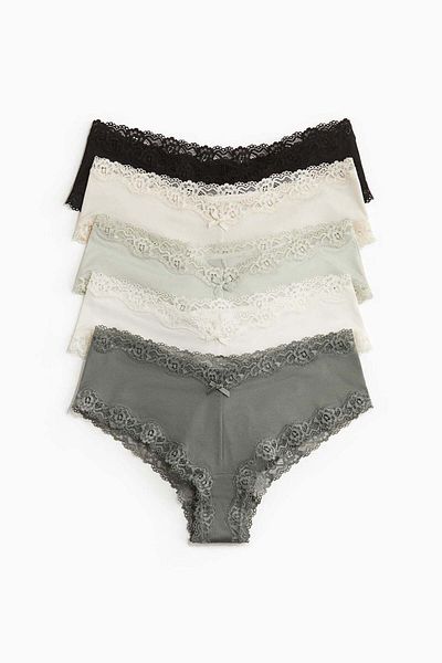 H&M 5-pack microfibre hipster briefs