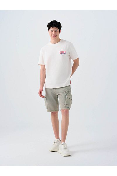 Loft White Men's T-Shirt Lf2039257