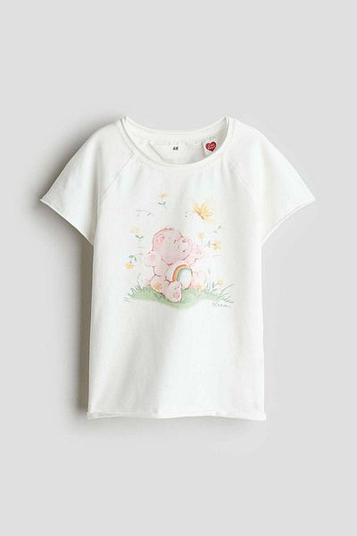 H&M Print-motif Jersey Top