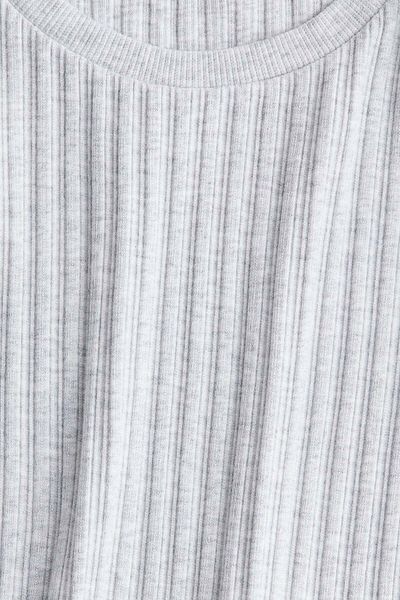 H&M Ribbed Cotton Top