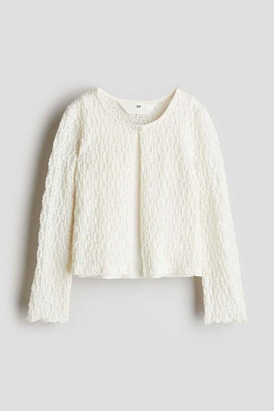 H&M 2-piece top and cardigan set