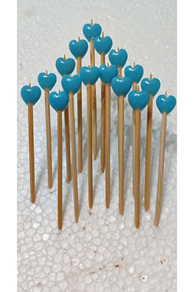 yağmur gökçe NO:67 - 50 adet Mavi Kalp Şekilli Lokum Kanepe Söz Nişan Doğum g...