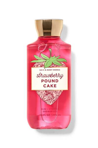 Bath & Body Works Strawberry Pound Cake Shower Gel