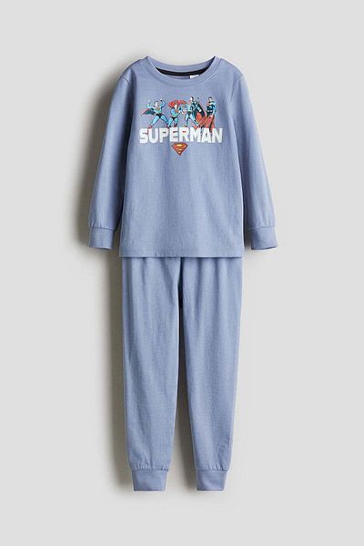 H&M Printed cotton jersey pyjamas