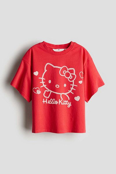 H&M Printed Cotton T-shirt