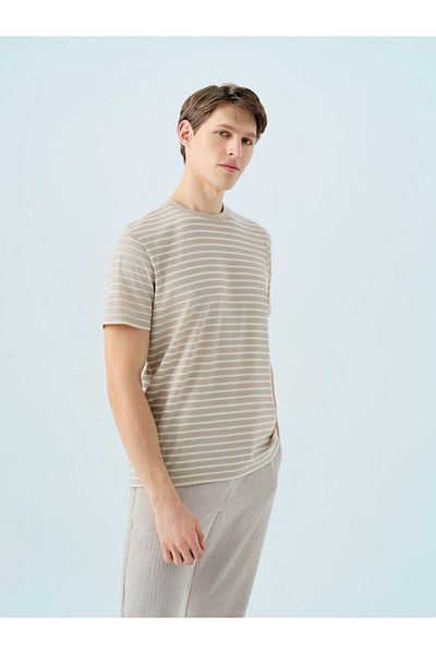 Loft Beige Men's T-Shirt Lf2038863