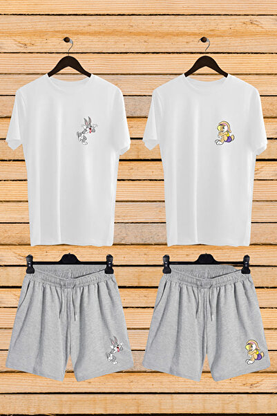 Wish BF Tricou oversize cu imprimeu Lola Bugs Bunny Pantaloni scurți obișnuiț...