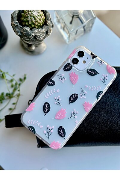 Go Aksesuar Iphone 11 Uyumlu Darbe Önleyici Mat Şeffaf Baskılı Silikon Kılıf
