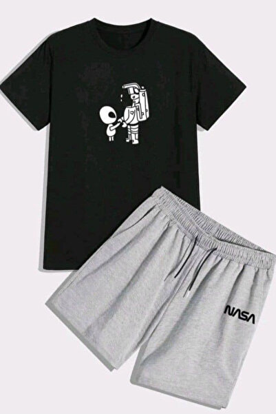 Wish BF Set de cu imprimeu piese Astronaut și Extraterestru