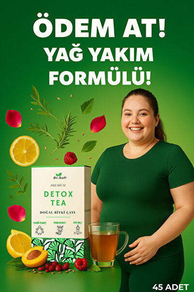 Dr Sufi Detox Kilo, Ödem Ve Şişkinlik Giderici, %100 Detoks Mucizesi Çayı - D...