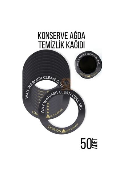SAVA HOME COLLECTİON Canned Wax Protective Cardboard Cleaning Paper 50 Pieces