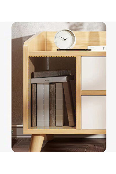sharpdo Modern Minimalist Multifunctional Bedroom Bedside Storage Cabinet