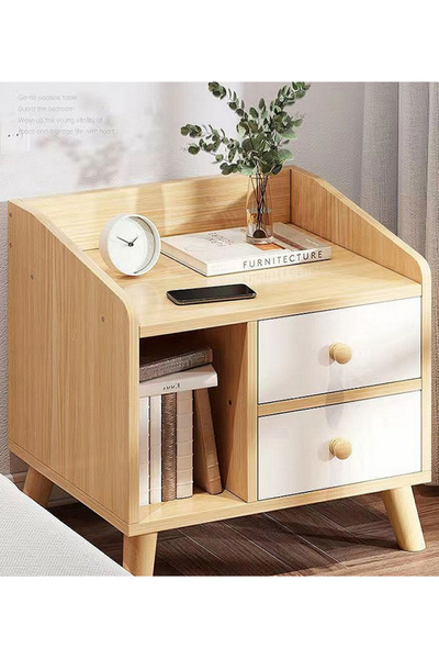 sharpdo Modern Minimalist Multifunctional Bedroom Bedside Storage Cabinet