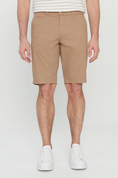 ALTINYILDIZ CLASSICS Pantaloni scurți pentru bărbați, slim fit, cu buzunare laterale, cu model Seersucker
