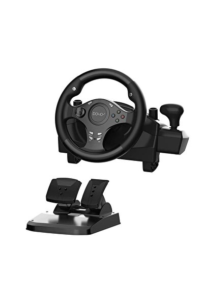 FlashHawk عجلة سباق الألعاب، 270 درجة مع دواسات ومقبض ناقل الحركة، متوافقة مع...