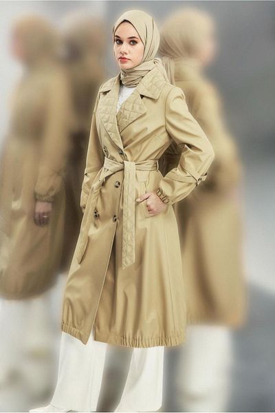 Alvina Trench Coat with Belt Detail 10915