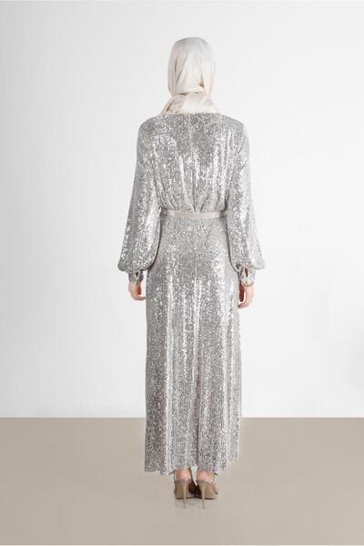 Alvina Fiyonk Detaylı Pul Payet Abiye 50232