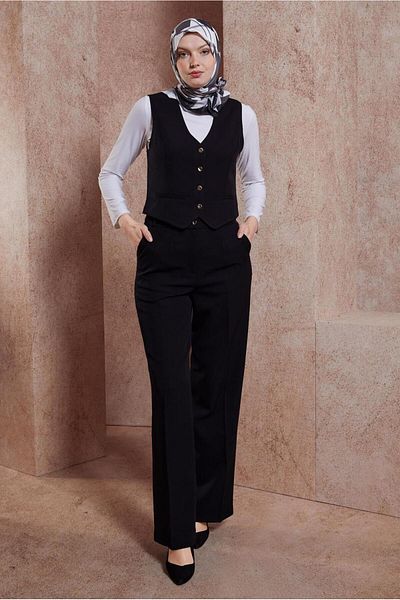 Alvina 44455 Model Vest Trousers Set