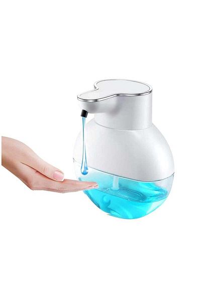 COOYA Electric Soap Dispenser,400 Ml,2-stage Adjustment, Wall-mounted,usb Rechargeable,for Bathroom,white