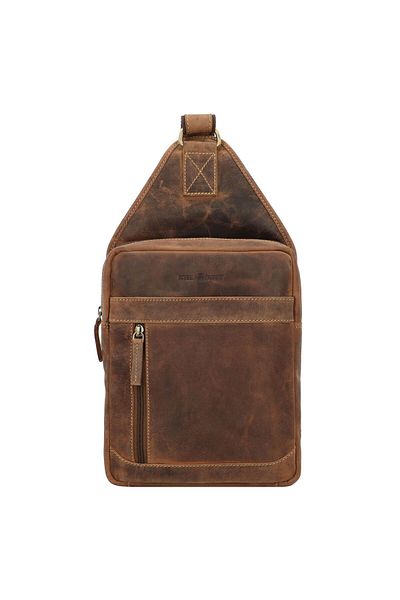 Greenburry Geantă de umăr vintage din piele 41 cm