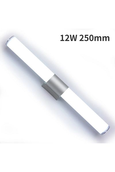 JOYINLED Cold White 12W 250mm Nordic Interior Bathroom Fixture Lights Bathroom Mirror Vanity Light Sconce Fix
