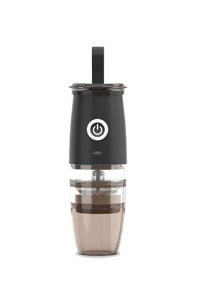 COOYA Coffee Grinder, Electric Fine Grinding, Durable, Suitable for Office, Travelling, Home, Black