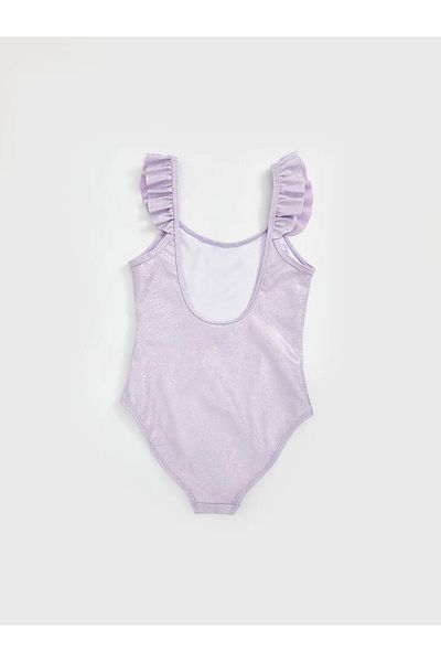 LC Waikiki Lcw Kids Lilac Quick Dry Girls Swimsuit
