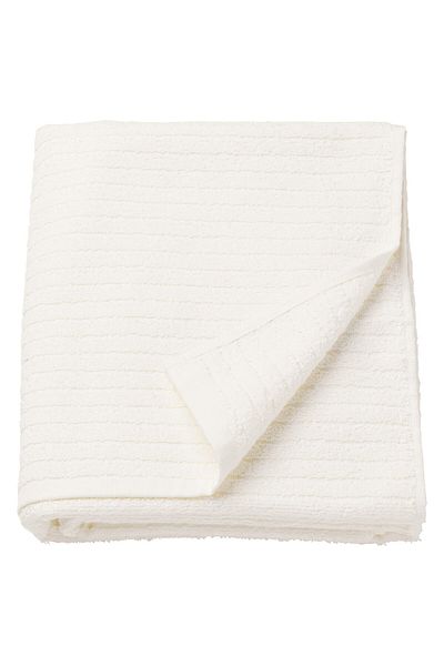 IKEA V GSJÖN Bath sheet, white, 100 x 150 cm