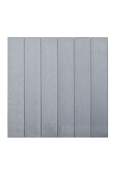 Flippy Set 10 Placi Tapet 3D Flippy 70x70 cm 3 mm Rasina Tip Placi Lemn 4.9 mp Gri