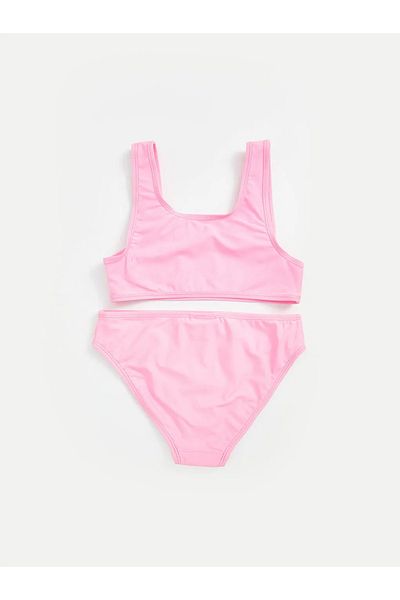 LC Waikiki LCW Kids Pink Quick Dry UV Protection Μπικίνι για κορίτσια