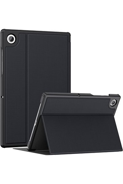 Söke Magnetic Protective Case For Samsung Galaxy Tab A8 Soke, Tpu, Gray, 10.5 Inches