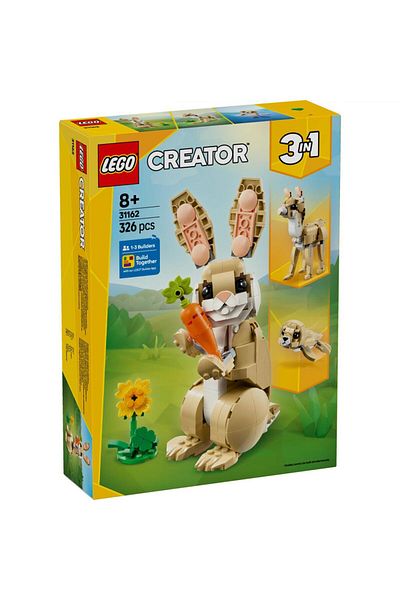 LEGO Construction sets CUTE RABBIT 3IN1, LEGO 31162