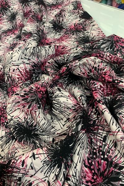 Evimmis Cotton Viscose Fabric Dress Skirt Baggy Width: 150 cm
