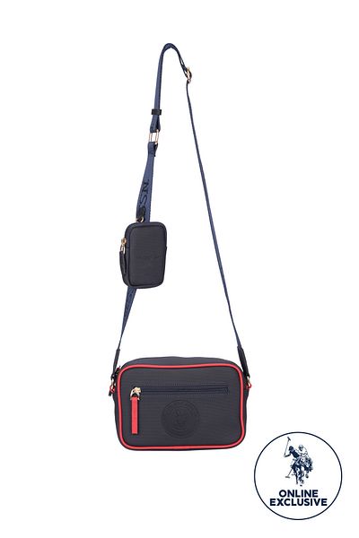U.S. Polo Assn. Geantă de damă albastru-marin-roșu Us8520 Online Exclusive