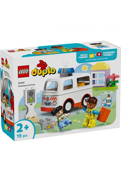 LEGO AMBULANCE AND DRIVER, 10447