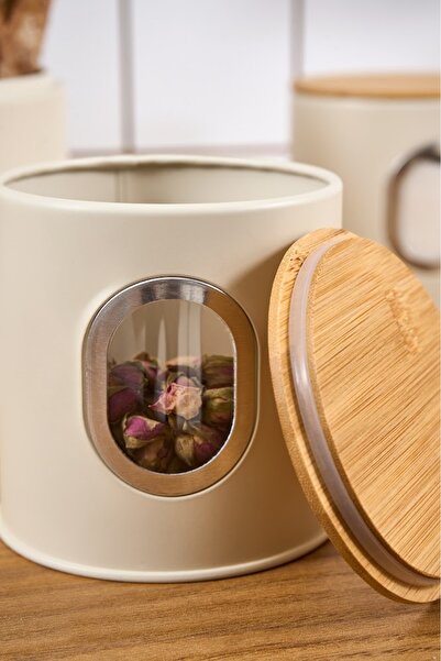 Karaca Premium Bread Box - Cream Prepped with Storage Container