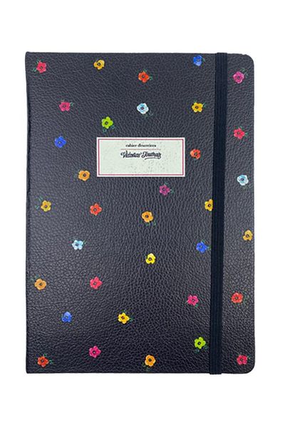 Temel Hard Cover Dotted Memo Pad - Black No:5