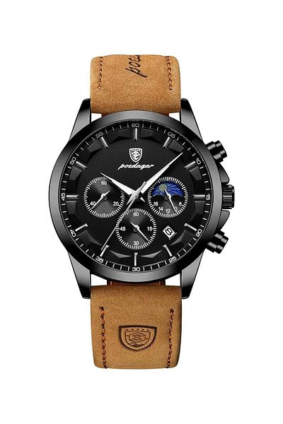 Generic Men Watch Multi Functional Waterproof Quartz Watch Original Movement Luminous Display Fashionable