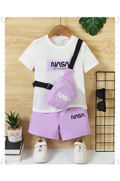 VESTIR BIEN Nasa Printed Children's Top and Bottom Set