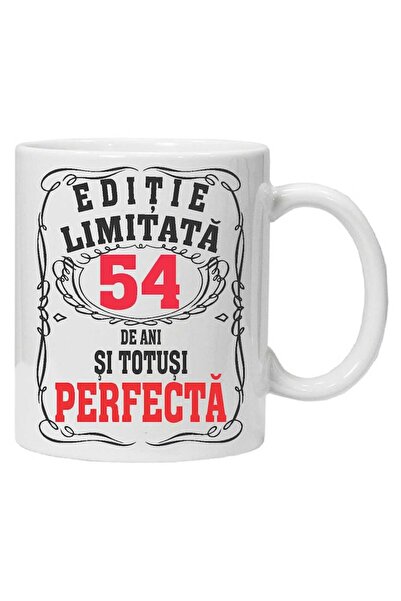 OEM Εξατομικευμένη λευκή κούπα "περιορισμένη έκδοση - τέλεια", 54 ετών, INOVA...