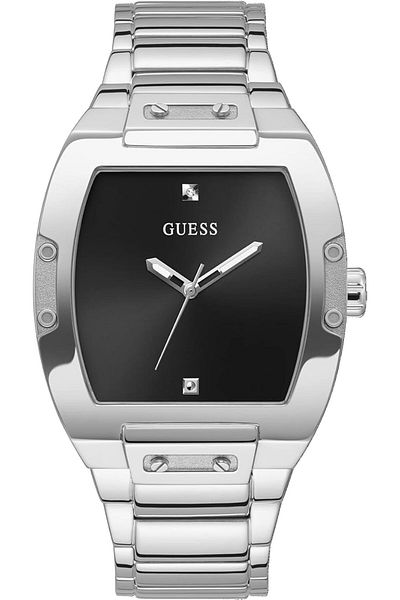 Generic Guess Men Trend Casual Tonneau Diamond 43Mm Watch Rose Gold One