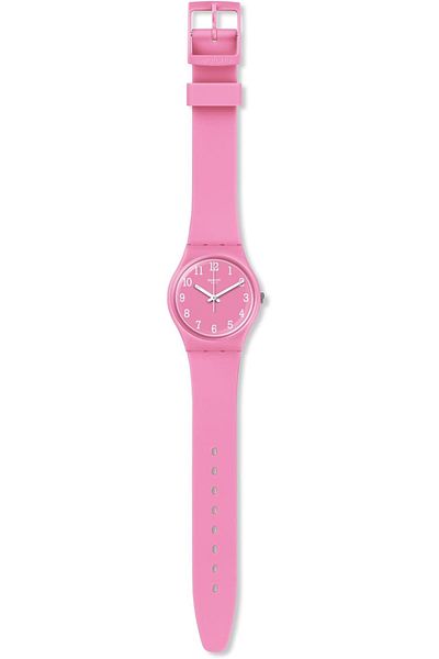 Generic Swatch Originals Quartz Movement Pink Dial Unisex Watch Gp156