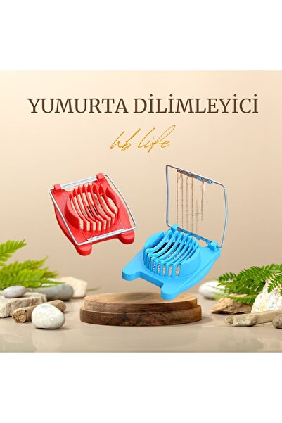 HB LİFE Haşlanmış Yumurta Dilimleyici – Pratik Yumurta Kesme Aparatı | Mutfak...