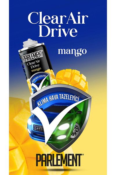 Parlement Curatare Aer Conditionat Auto Cu Parfum Mango 150 ml