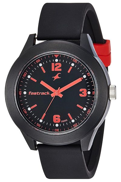 Generic Fastrack Analog Black Dial Unisex Watch Ng38003Pp05W Ng38003Pp05W