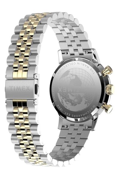 Generic Timex Men Chronograph Quartz Watch With Stainless Steel Strap Tw2W60200