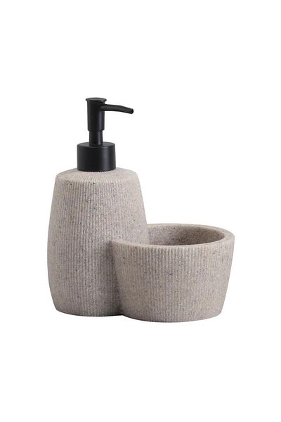 MİEN Polyresin Liquid Soap Dispenser with Reservoir