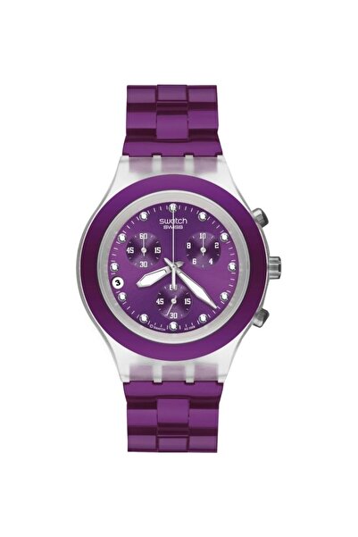 Generic Swatch Full Blooded Blueberry Unisex Watch Svck4048Ag