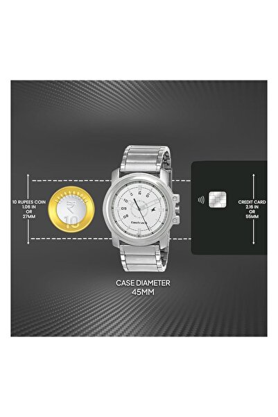 Generic Fastrack Men Casual Wrist Watch With Analog Function Quartz Mineral Glass Water Resistant With