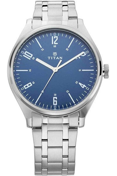 Generic Titan Neo Iv Analog Blue Dial Men Watch Nl1802Sm02 Np1802Sm02 Silver ...